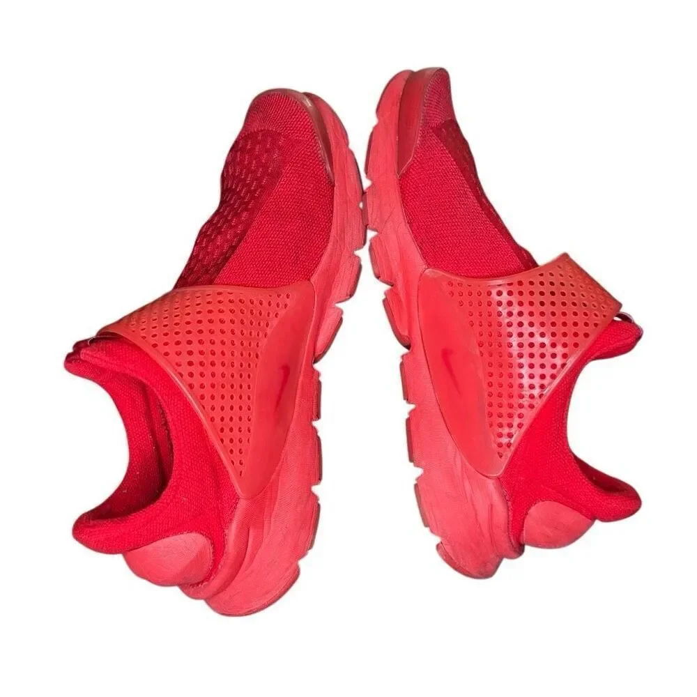 Nike Mens Sock Dart 819686-600 Red Running Shoes Sneakers Size 9